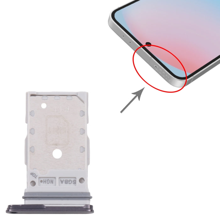 Bandeja para tarjeta SIM original + bandeja para tarjeta SIM para Samsung Galaxy S24 FE SM-S721B
