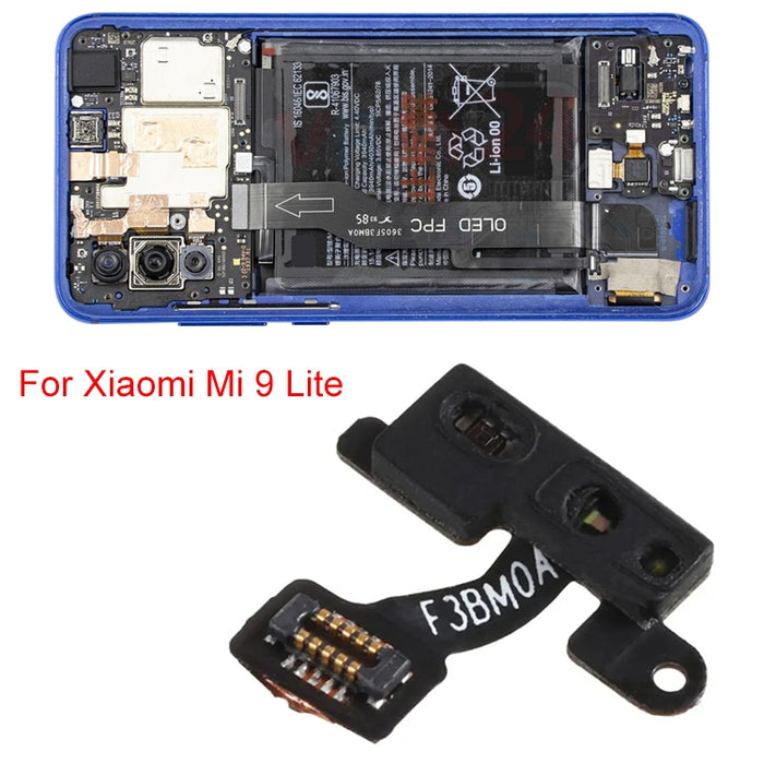 Para Xiaomi Mi 9 Lite / CC9 Sensor de luz y proximidad Flex Cable, For Xiaomi Mi 9 Lite / CC9