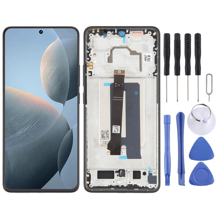 Para Xiaomi Redmi K70E Digitalizador de pantalla LCD original Conjunto completo con marco, For Xiaomi Redmi K70E(Original)