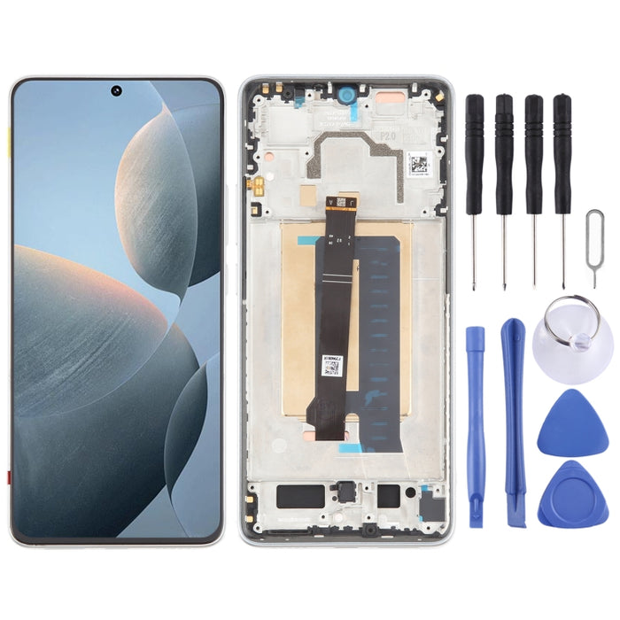 Para Xiaomi Redmi K70E Digitalizador de pantalla LCD original Conjunto completo con marco, For Xiaomi Redmi K70E(Original)