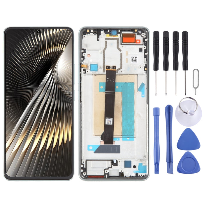 Pantalla LCD digitalizadora original para Xiaomi Redmi Turbo 3, montaje completo con marco, For Xiaomi Redmi Turbo 3(Original)