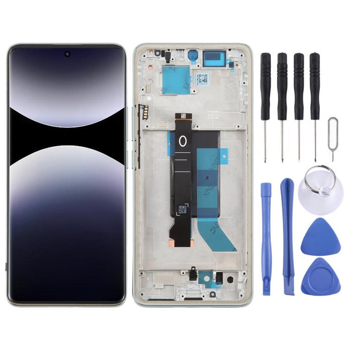 Para Xiaomi Redmi Note 14 Pro Digitalizador de pantalla LCD original Ensamblaje completo con marco, For Xiaomi Redmi Note 14 Pro 5G