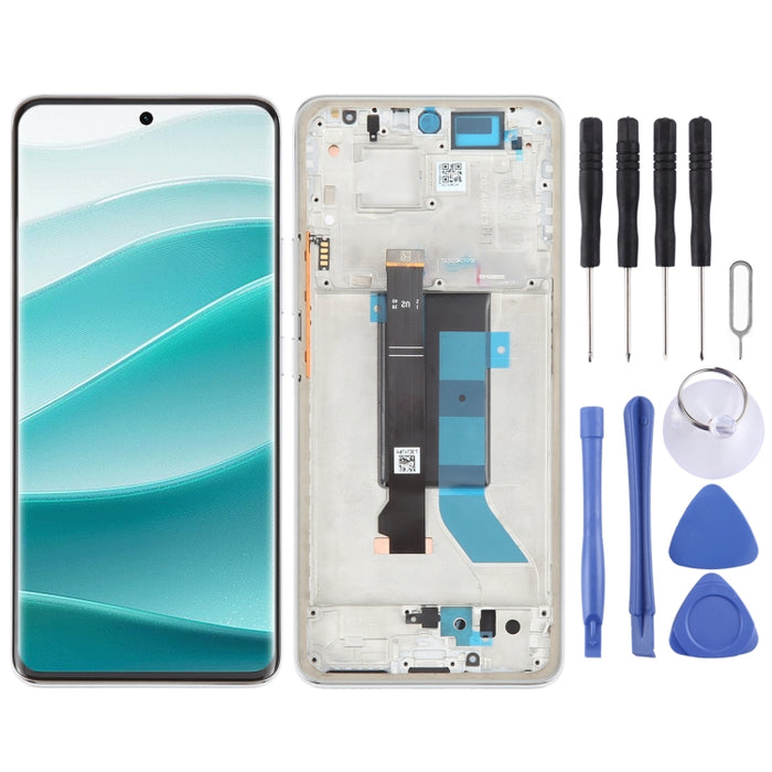 Para Xiaomi Redmi Note 14 Pro Digitalizador de pantalla LCD original Ensamblaje completo con marco, For Xiaomi Redmi Note 14 Pro 5G