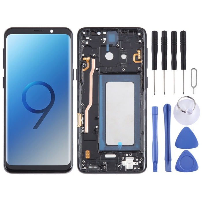 Para Samsung Galaxy S9 SM-G955 TFT LCD Pantalla Digitalizador Asamblea completa con marco