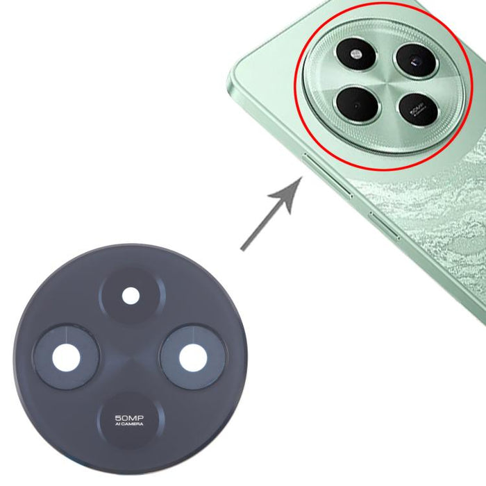 Cubierta de lente de cámara trasera original para Xiaomi Poco C75 4G, For Xiaomi Poco C75 4G(Original)