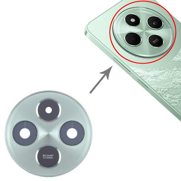 Cubierta de lente de cámara trasera original para Xiaomi Poco C75 5G, For Xiaomi Poco C75 5G(Original)