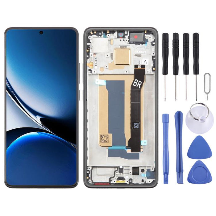 For Xiaomi Redmi Turbo 4 AMOLED Original LCD Screen Digitizer Full Assembly with Frame, For Xiaomi Redmi Turbo 4(Original)