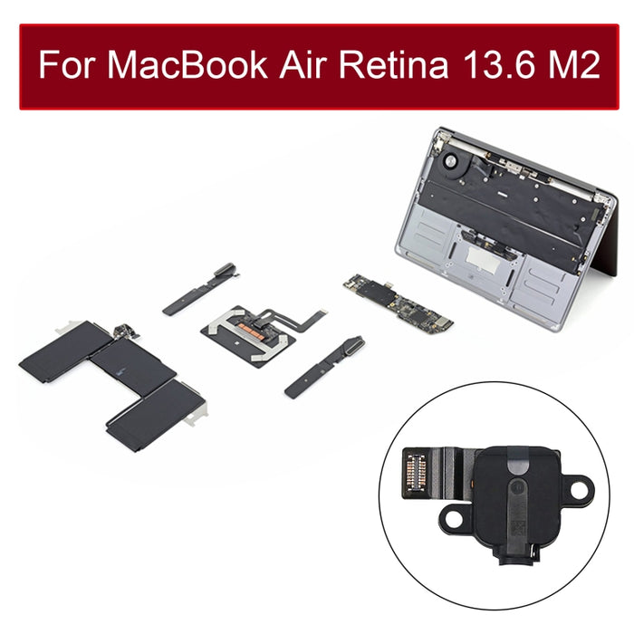 Cable flexible para conector de auriculares 821-03656-A para MacBook Air de 13,6 pulgadas A2681 2022 EMC4074, For MacBook Air M2 13 2022 A2681