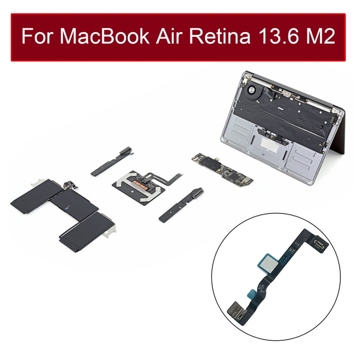 821-03871-02A cubierta de pantalla LCD Sensor de ángulo Cable de suspensión para MacBook Air Retina 13,6 M2 A2681 2022 EMC4074, A2681 2022