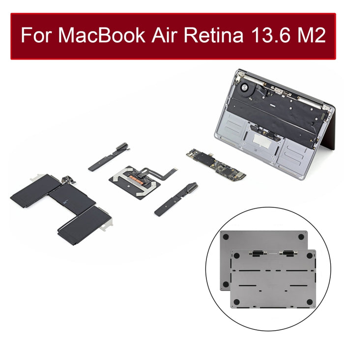 Funda inferior para MacBook Air Retina 13.6 M2 A2681 2022 EMC4074, For MacBook Air M2 13 2022 A2681