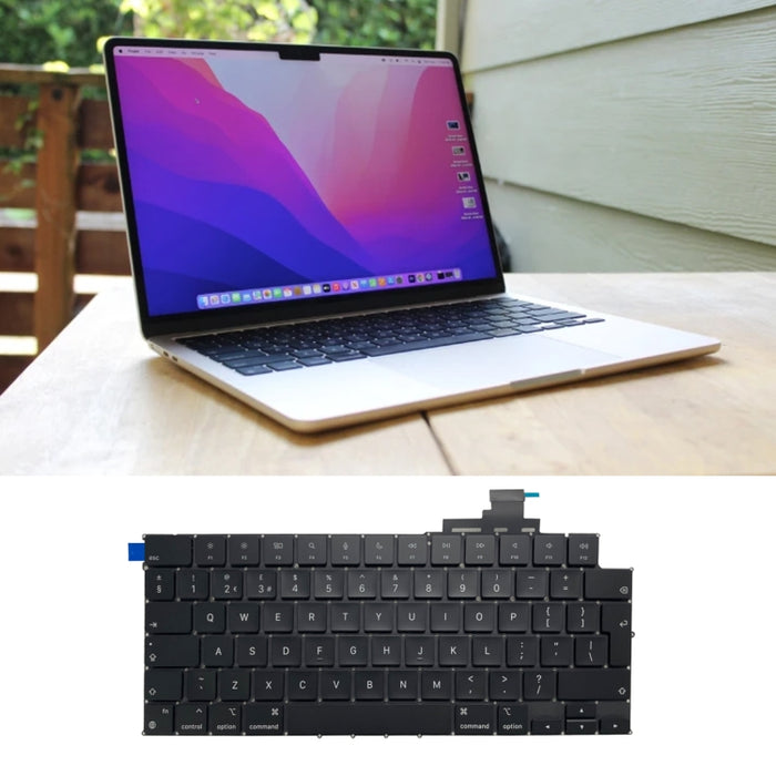 Teclado versión británica para MacBook Air M2 13 2022 A2681, A2681 2022 (UK Version)