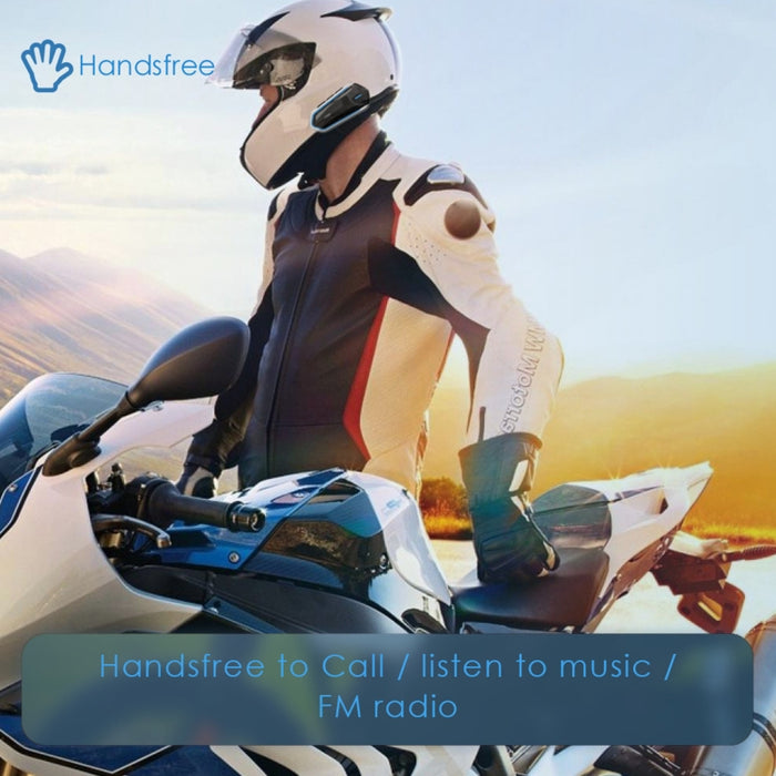 Casco de motocicleta Auriculares Bluetooth 4.2 de baja potencia