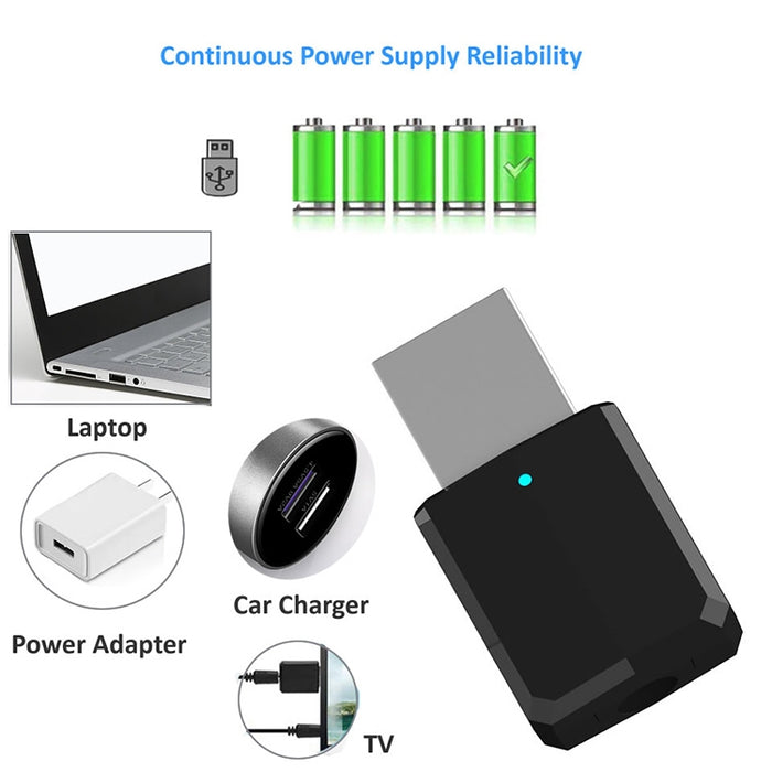Receptor de Audio Bluetooth5.0 Adaptador Bluetooth USB Transmisor Bluetooth Compatible con Win8/10