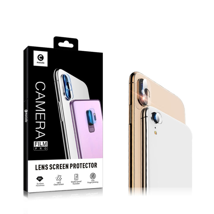 2 uds mocolo 0,15mm 9H 2.5D borde redondo lente de la cámara trasera película de vidrio templado, for iphone xs / x, for iphone xr, for iphone xs max, for iphone 8plus / 7plus, for iphone 8 / 7