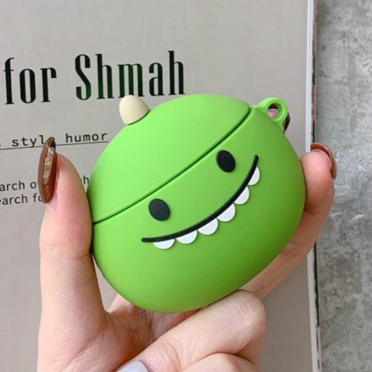Para Apple AirPods 1/2 generación Universal inalámbrico león y dinosaurio soporte para auriculares funda protectora Bluetooth, Lion, Dinosaur