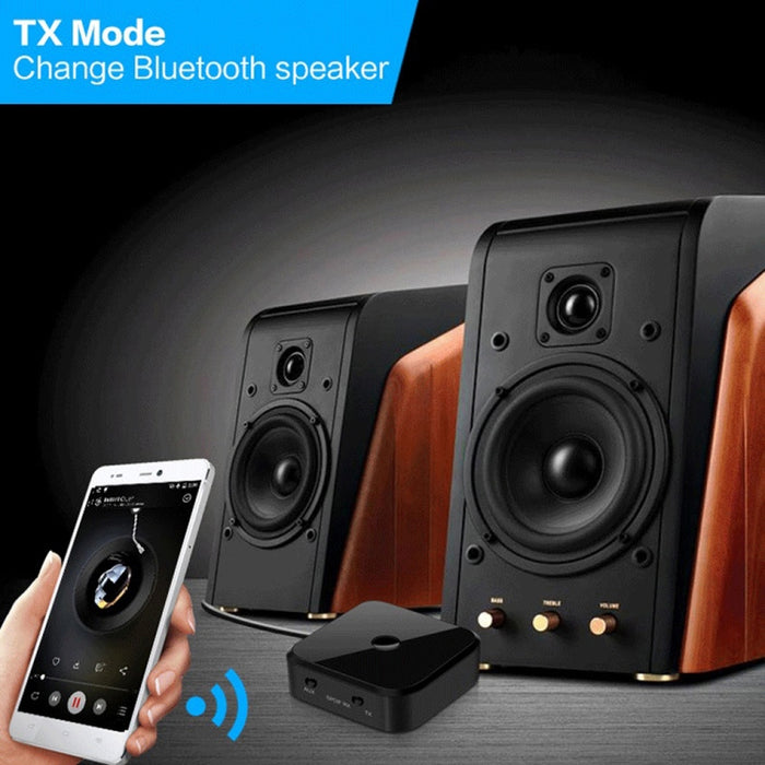 Receptor Bluetooth de fibra óptica Bluetooth 5.0 CSR8670 Transmisor Bluetooth 2 en 1 compatible con APTX, black