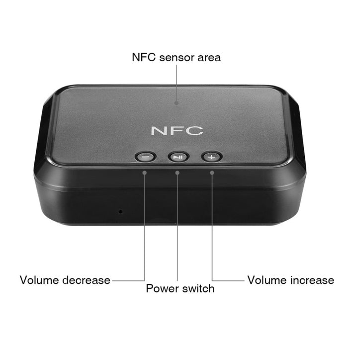 NFC Desktop Bluetooth Music Receiver 4.1 Adaptador Bluetooth Unidad USB Lee Altavoz Bluetooth, B10