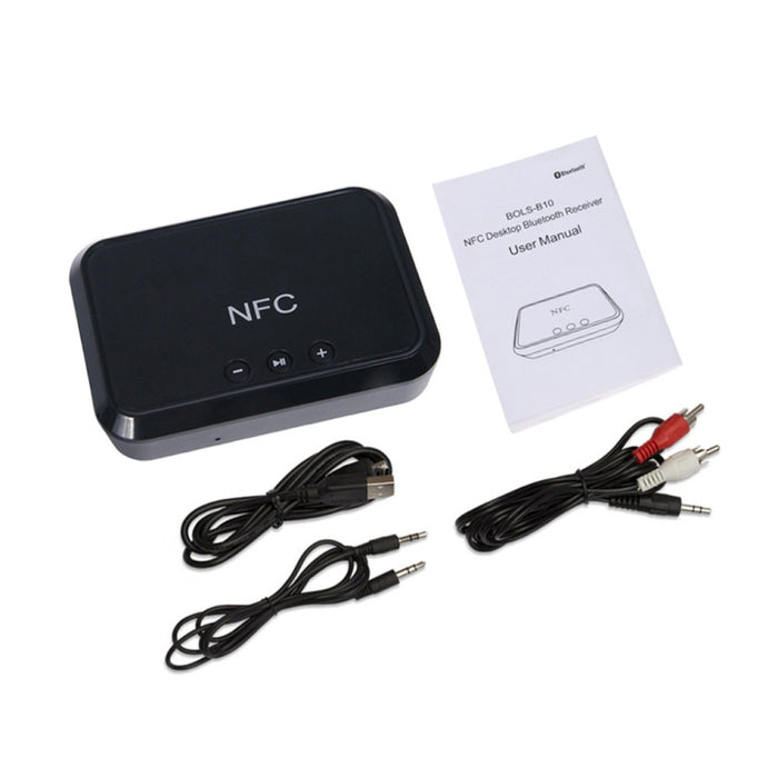 NFC Desktop Bluetooth Music Receiver 4.1 Adaptador Bluetooth Unidad USB Lee Altavoz Bluetooth, B10