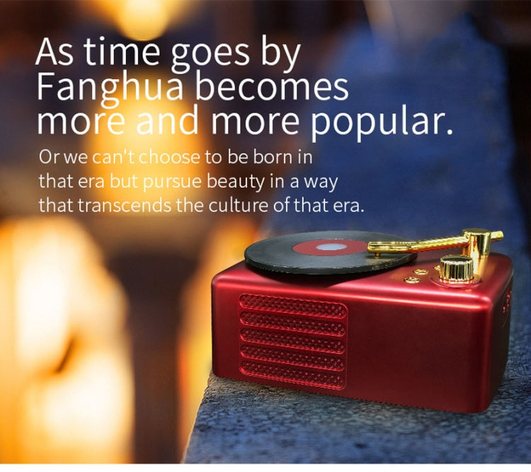 Altavoz Bluetooth de estilo retro, antena receptora de FM de alta sensibilidad incorporada, viaje a largo plazo