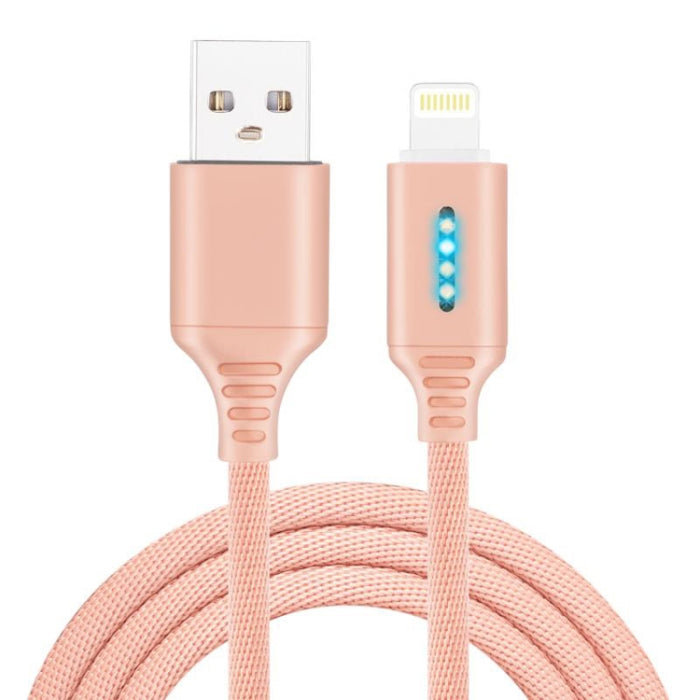 Línea de carga de apagado automático inteligente para aleación de zinc para línea de datos luminosos de Apple Running Lamp, black, white, glod, rose gold
