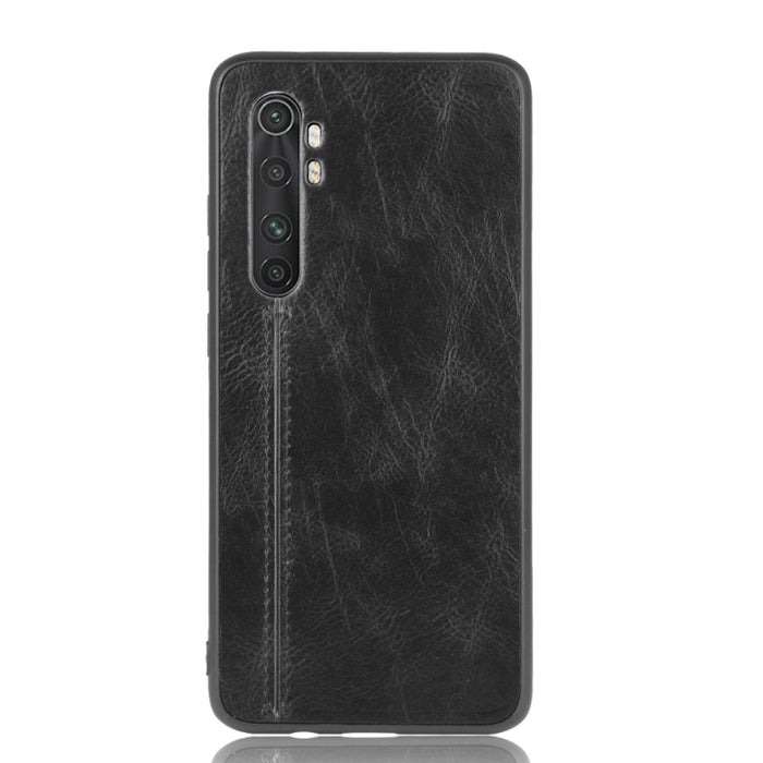 Para Xiaomi Mi Note 10 Lite Patrón de vaca de costura a prueba de golpes Piel PC + PU + Funda de TPU, For Xiaomi Mi Note 10 Lite