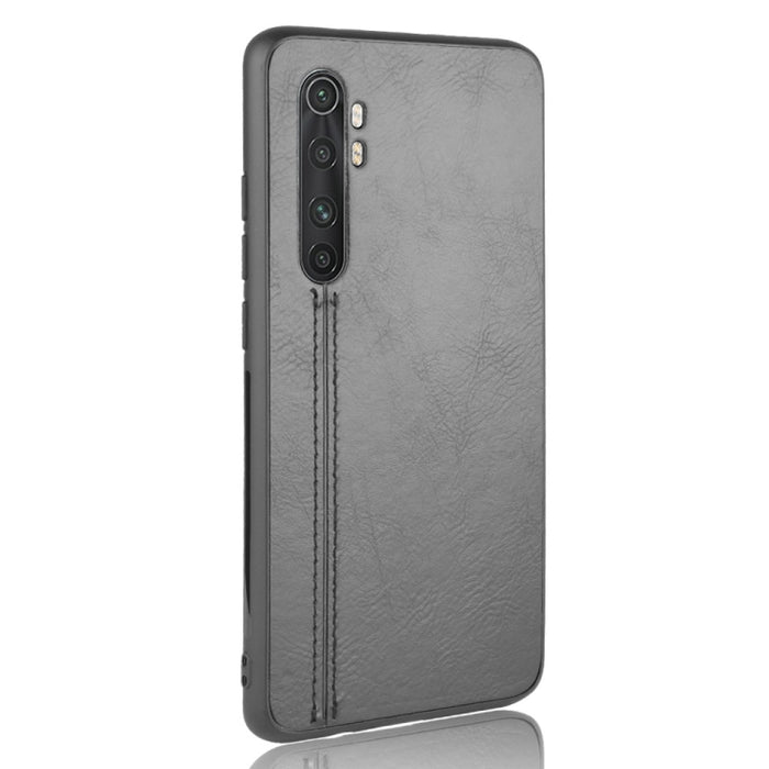 Para Xiaomi Mi Note 10 Lite Patrón de vaca de costura a prueba de golpes Piel PC + PU + Funda de TPU, For Xiaomi Mi Note 10 Lite