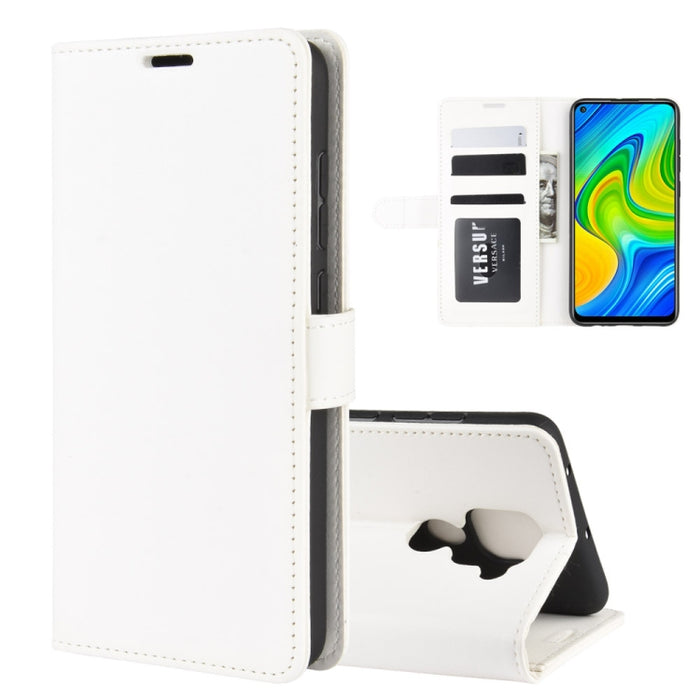 Para Xiaomi Redmi Note 9/10X 4G R64 Textura Funda protectora con tapa horizontal única con soporte y ranuras para tarjetas y billetera y marco de fotos, For Redmi Note 9 4G