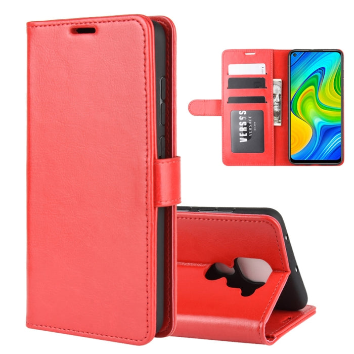 Para Xiaomi Redmi Note 9/10X 4G R64 Textura Funda protectora con tapa horizontal única con soporte y ranuras para tarjetas y billetera y marco de fotos, For Redmi Note 9 4G