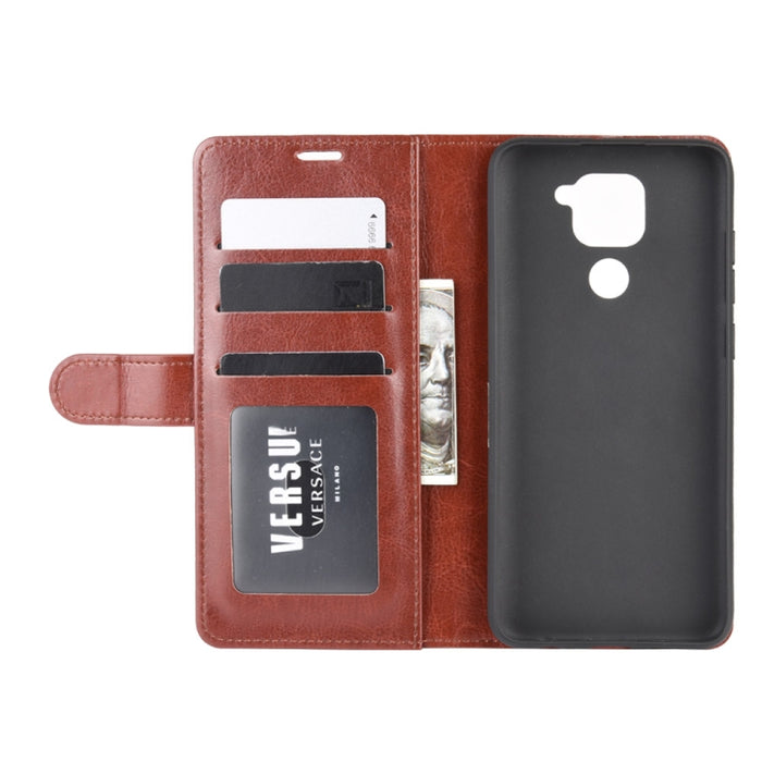 Para Xiaomi Redmi Note 9/10X 4G R64 Textura Funda protectora con tapa horizontal única con soporte y ranuras para tarjetas y billetera y marco de fotos, For Redmi Note 9 4G