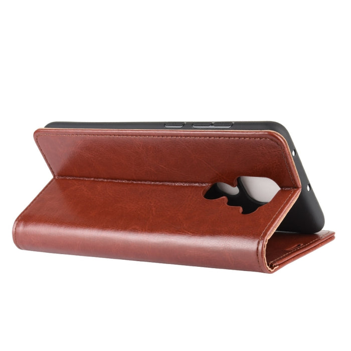 Para Xiaomi Redmi Note 9/10X 4G R64 Textura Funda protectora con tapa horizontal única con soporte y ranuras para tarjetas y billetera y marco de fotos, For Redmi Note 9 4G