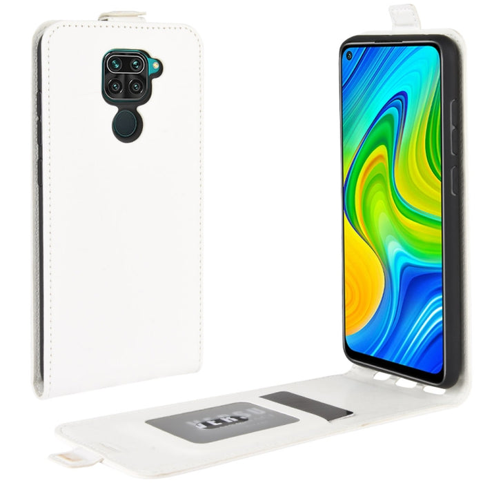 Para Xiaomi Redmi Note 9/10X 4G R64 Textura Funda protectora de cuero con tapa vertical única con ranuras para tarjetas y marco de fotos, For Redmi Note 9 4G
