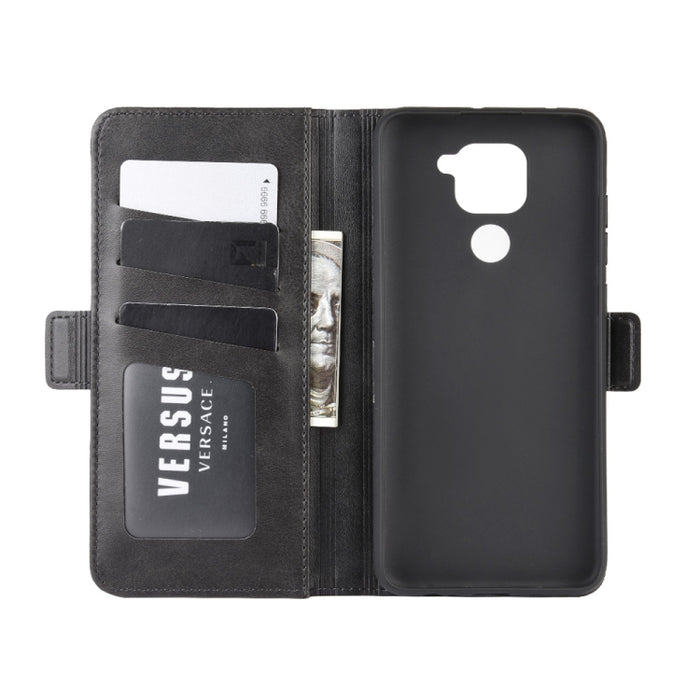 Para Xiaomi Redmi Note 9/10X 4G Funda de cuero con tapa horizontal con hebilla magnética de doble cara con soporte, ranuras para tarjetas y billetera, For Redmi Note 10X 4G, For Xiaomi Redmi Note 10X 4G