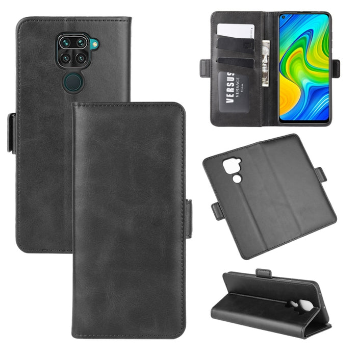 Para Xiaomi Redmi Note 9/10X 4G Funda de cuero con tapa horizontal con hebilla magnética de doble cara con soporte, ranuras para tarjetas y billetera, For Redmi Note 10X 4G, For Xiaomi Redmi Note 10X 4G