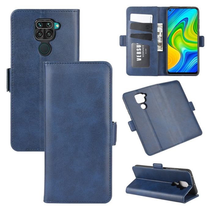 Para Xiaomi Redmi Note 9/10X 4G Funda de cuero con tapa horizontal con hebilla magnética de doble cara con soporte, ranuras para tarjetas y billetera, For Redmi Note 10X 4G, For Xiaomi Redmi Note 10X 4G