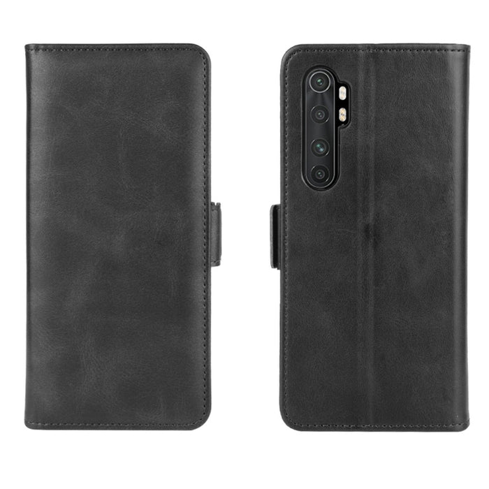 Para Xiaomi Mi Note 10 Lite Funda de cuero con tapa horizontal con hebilla magnética de doble cara con soporte, ranuras para tarjetas y billetera, For Xiaomi Mi Note 10 Lite