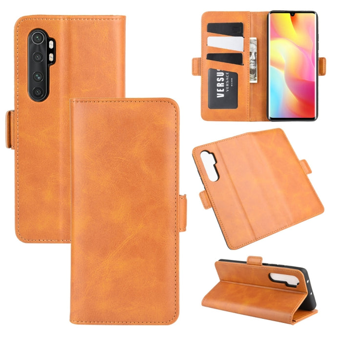 Para Xiaomi Mi Note 10 Lite Funda de cuero con tapa horizontal con hebilla magnética de doble cara con soporte, ranuras para tarjetas y billetera, For Xiaomi Mi Note 10 Lite