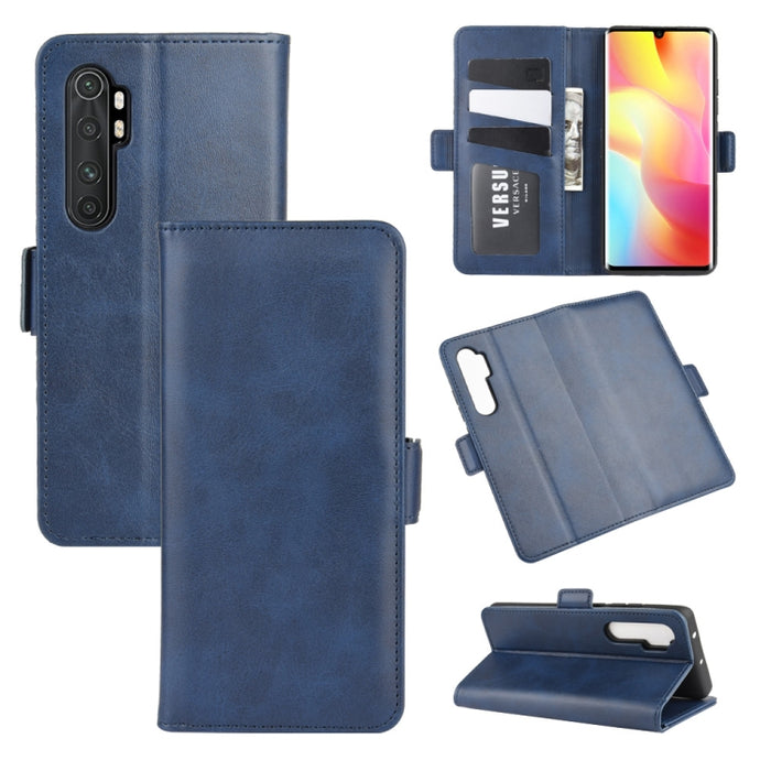 Para Xiaomi Mi Note 10 Lite Funda de cuero con tapa horizontal con hebilla magnética de doble cara con soporte, ranuras para tarjetas y billetera, For Xiaomi Mi Note 10 Lite