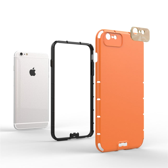 Para iPhone 6 Plus y 6s Plus Grano a prueba de golpes PC + Funda de TPU, For iPhone 6 Plus