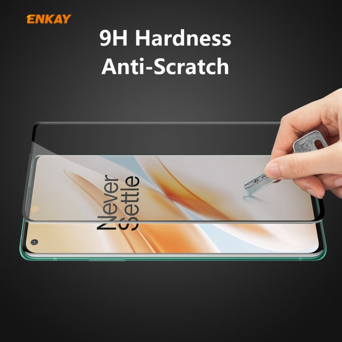 ENKAY Hat-Prince 0.26mm 9H 3D Curvado Calor Doblado Privacidad Anti-espía Pantalla completa Película de vidrio templado, For OnePlus 8 Pro, For OnePlus 8, For Huawei P40 Pro, For Xiaomi Mi 10 / Mi 10 Pro