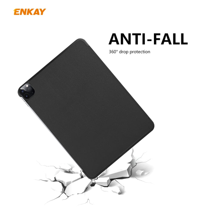 ENKAY ENK-8001 Estuche inteligente de cuero con tapa horizontal con patrón de mezclilla con soporte para iPad Pro 11 (2020), For iPad Pro 11 (2020)