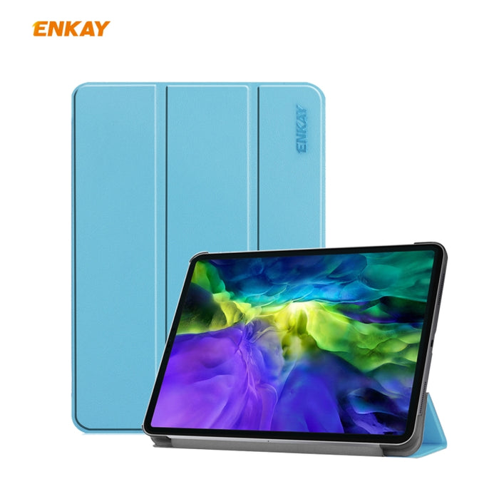 ENKAY ENK-8001 Estuche inteligente de cuero con tapa horizontal con patrón de mezclilla con soporte para iPad Pro 11 (2020), For iPad Pro 11 (2020)