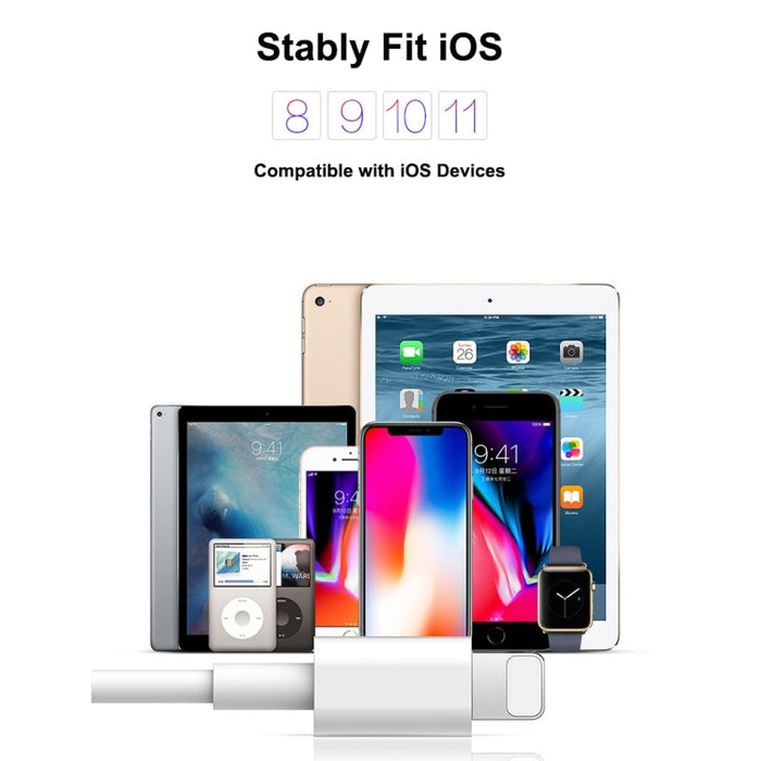PD 18W USB-C / Type-C a cable de datos de carga de flash de 8 pines para iPhone X / 11 / 11 Pro / 11 Pro Max / XR / SE 2020, 1m, 2m