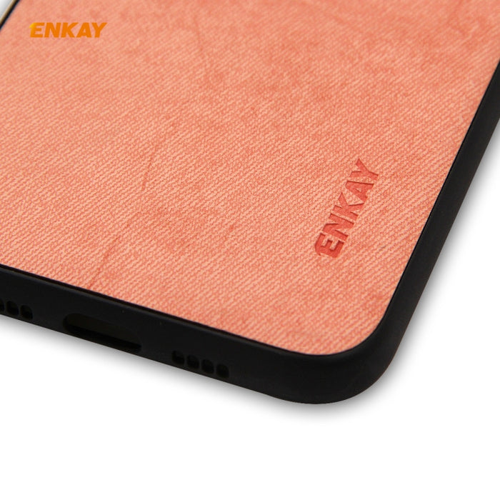 Para iPhone 11 Pro ENKAY ENK-PC029 Serie de negocios Textura de tela PU Cuero + TPU Funda delgada suave, For iPhone 11 Pro