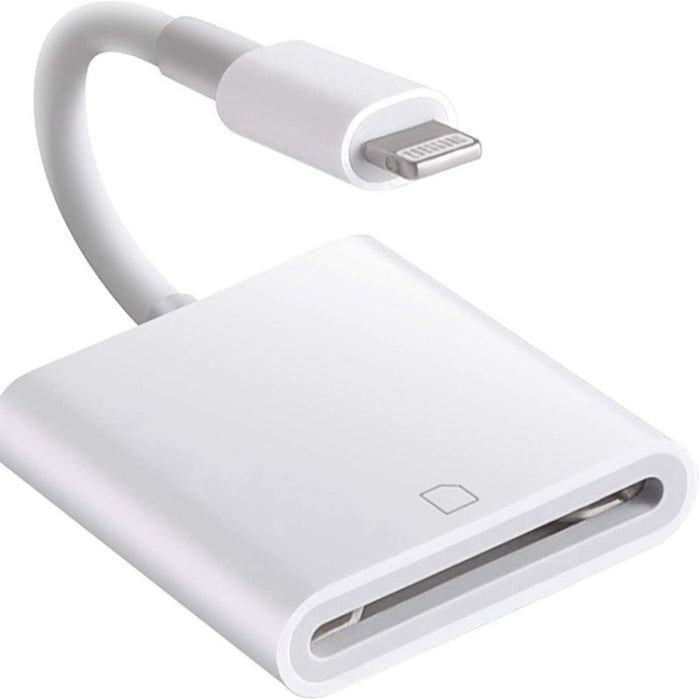 ZS-KL21810 Adaptador de lector de tarjetas de cámara de 8 pines a tarjeta SD, compatible con todos los sistemas iOS
