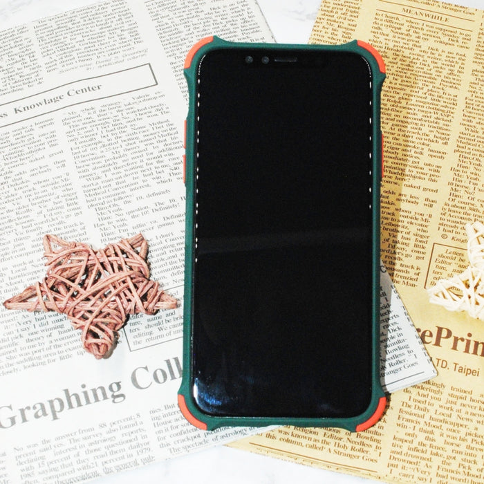 Carcasa de protección de la piel anticaída de cuatro esquinas de TPU + PC, For iPhone XS/X, For iPhone XS Max