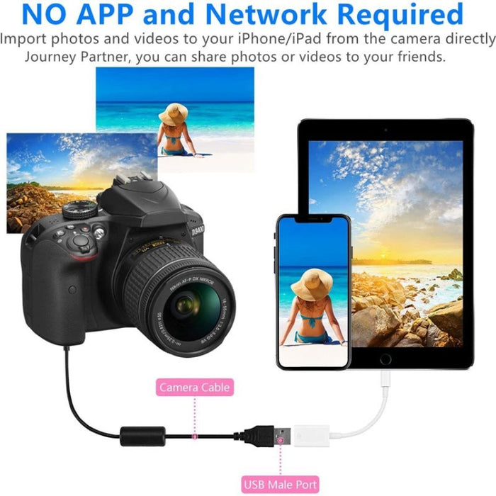 FA-STAR ZS-KL21826 Adaptador OTG de 8 pines a USB 3.0, compatible con IOS 13 y superior
