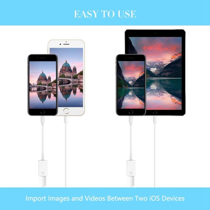 FA-STAR ZS-KL21826 Adaptador OTG de 8 pines a USB 3.0, compatible con IOS 13 y superior