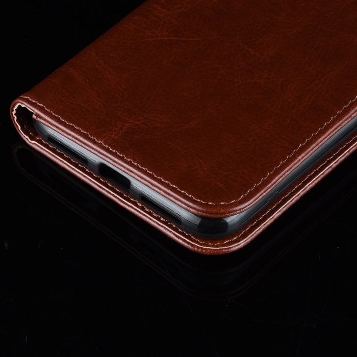 Para iPhone 12 6.1 pulgadas R64 Texture Single Horizontal Flip Funda protectora con soporte y ranuras para tarjetas y billetera y marco de fotos, For iPhone 12 / 12 Pro