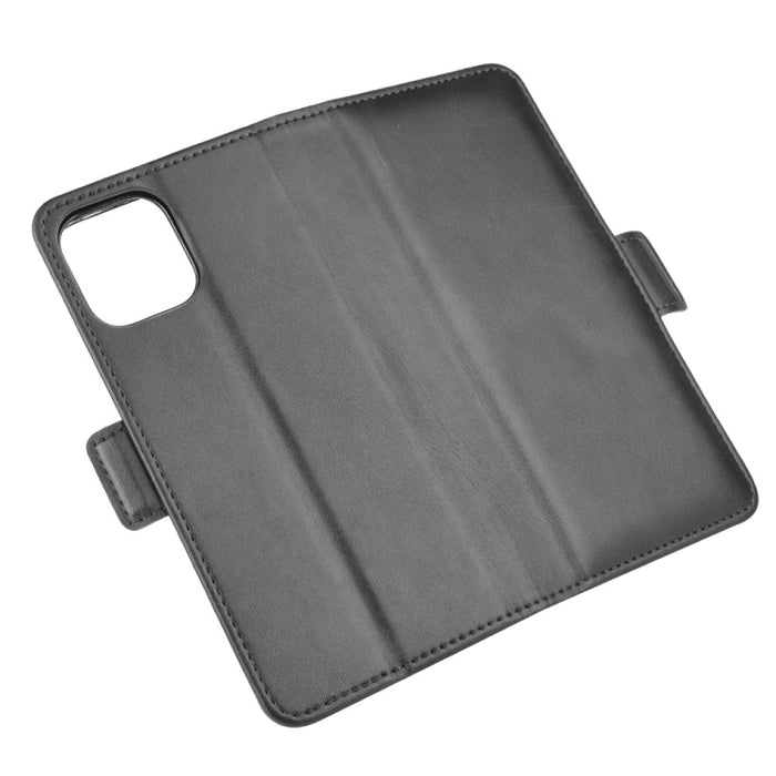 Para iPhone 12 Estuche de cuero con tapa horizontal con hebilla magnética de doble cara de 6.1 pulgadas con soporte y ranuras para tarjetas y billetera, For iPhone 12 / 12 Pro