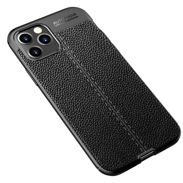 Estuche a prueba de golpes de TPU con textura Litchi, For iPhone 12 mini, For iPhone 12 / 12 Pro, For iPhone 12 Pro Max